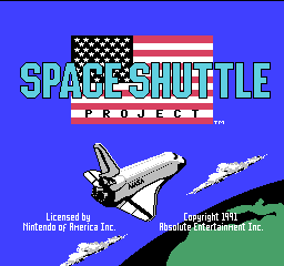 Space Shuttle Project (USA) Title Screen